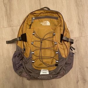 North Face Classic Borealis Backpack - Mustard/Grey